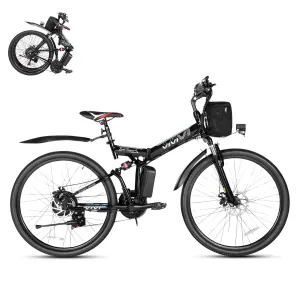 VIVI M026TGBUL Electric Bike Softail Folding Electric Mountain Bike UL2849 Certified