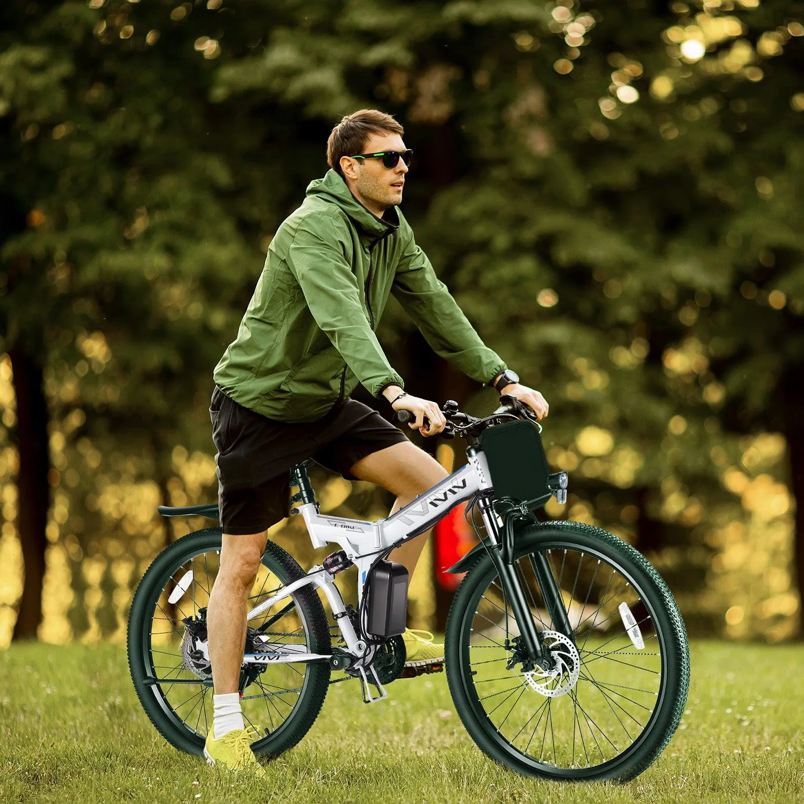 VIVI M026TGBUL Electric Bike Softail Folding Electric Mountain Bike UL2849 Certified