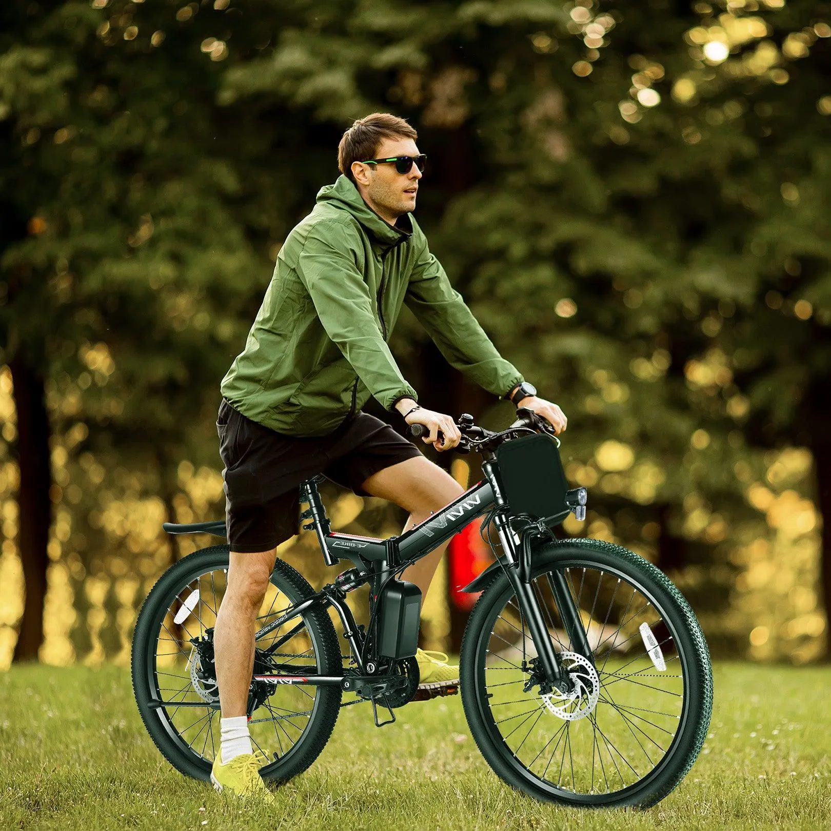 VIVI M026TGBUL Electric Bike Softail Folding Electric Mountain Bike UL2849 Certified