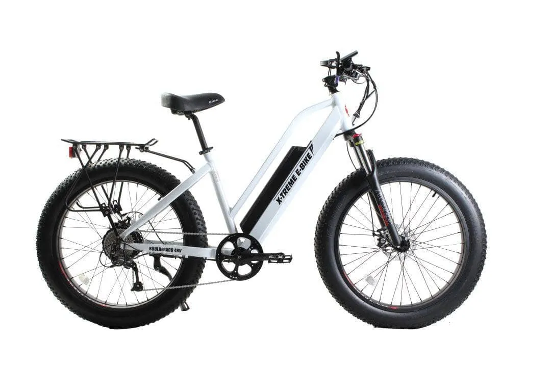 X-Treme Boulderado Fat Tire Electric Mountain Bike [48 Volt 10.4AH]