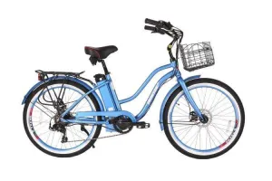 X-Treme Malibu Elite Max Beach Cruiser Electric Bike [36V 350W]
