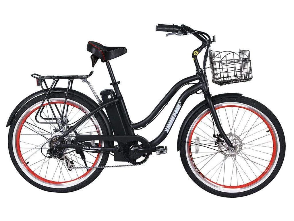 X-Treme Malibu Elite Max Beach Cruiser Electric Bike [36V 350W]