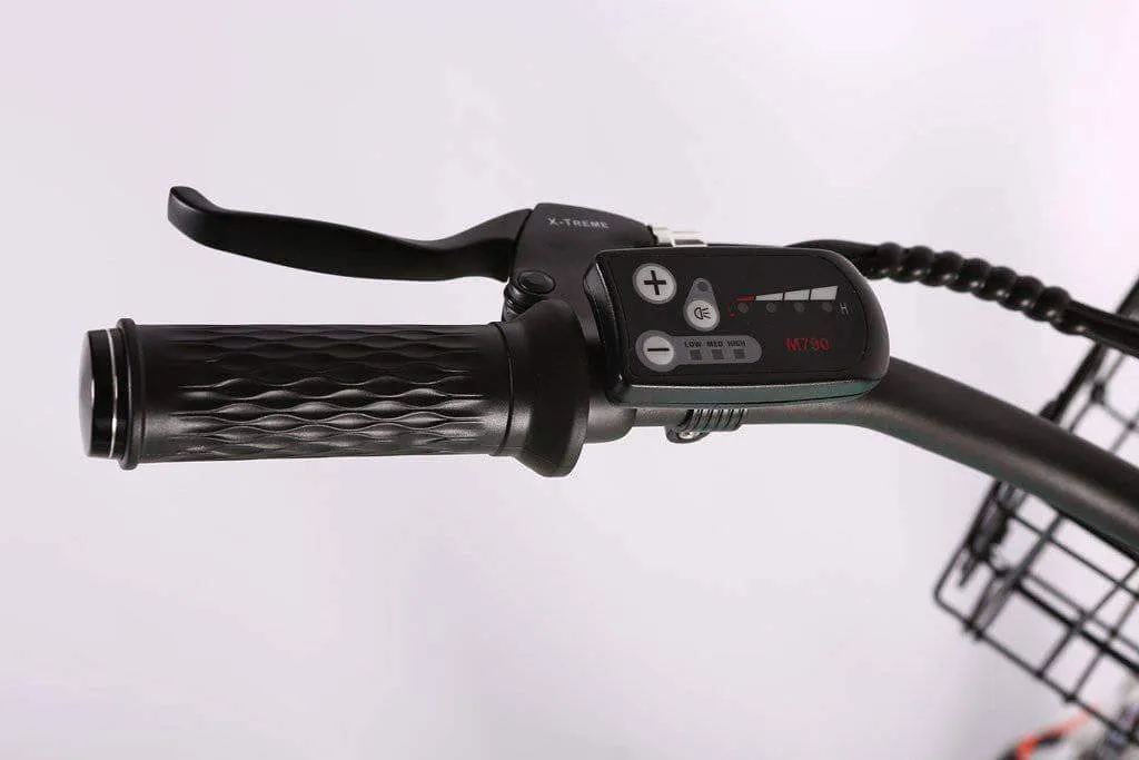 X-Treme Malibu Elite Max Beach Cruiser Electric Bike [36V 350W]