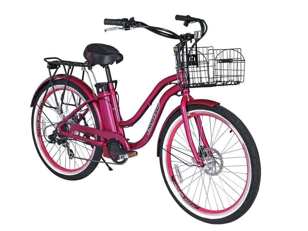 X-Treme Malibu Elite Max Beach Cruiser Electric Bike [36V 350W]