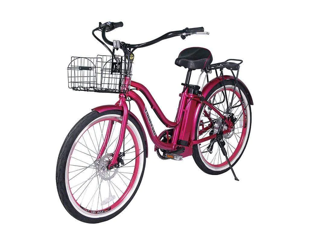 X-Treme Malibu Elite Max Beach Cruiser Electric Bike [36V 350W]